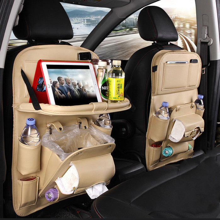 PU Leren Auto Organizer – Waterdichte Stoelhanger