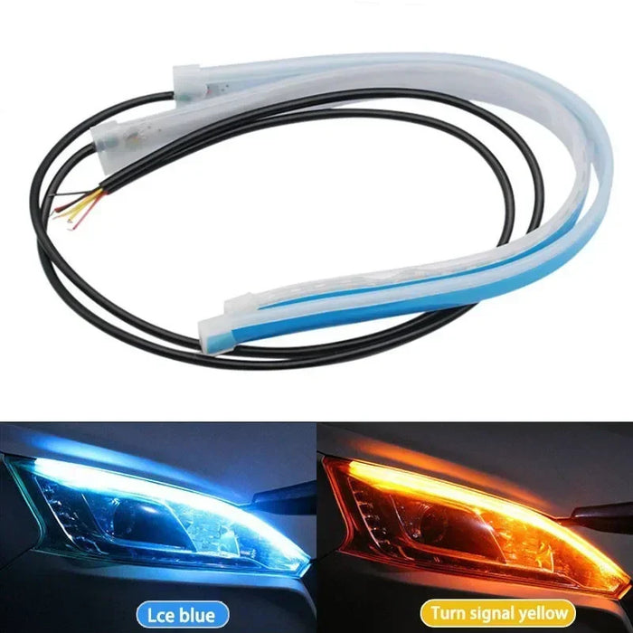 2 stuks Flexibele LED Koplamp Strips 30cm
