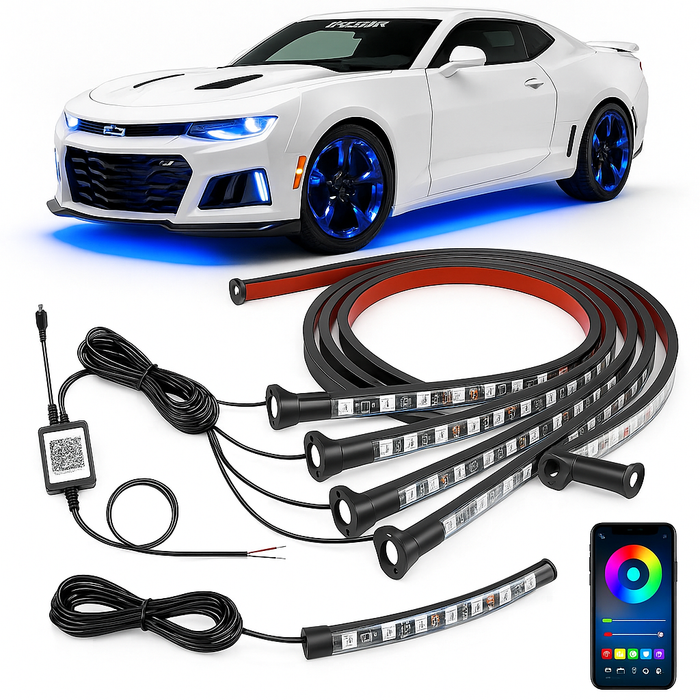 Stem- geactiveerd RGB LED Lichtbalk voor Auto