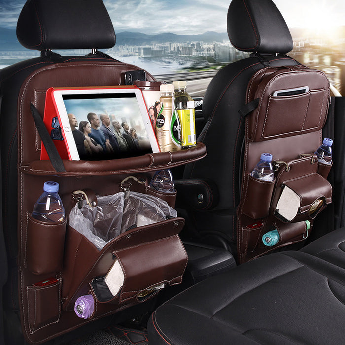 PU Leren Auto Organizer – Waterdichte Stoelhanger