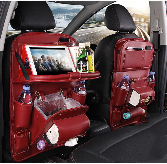 PU Leren Auto Organizer – Waterdichte Stoelhanger