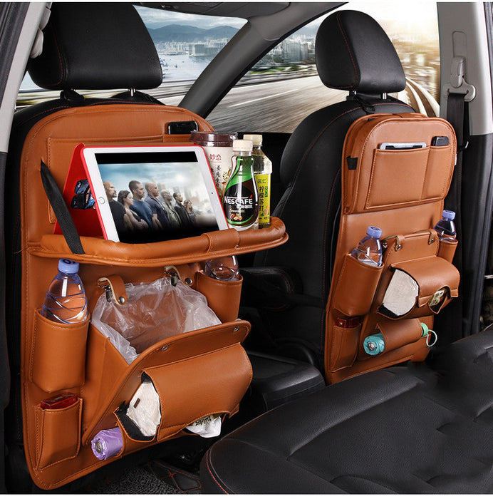 PU Leren Auto Organizer – Waterdichte Stoelhanger