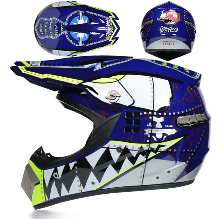 Compacte Off-Road Motorhelm