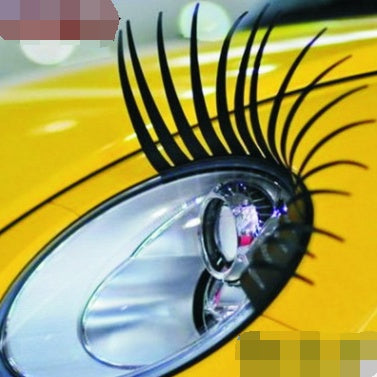 Auto Koplamp Wimperstickers – 2 Stuks Zelfklevende Eyelashes