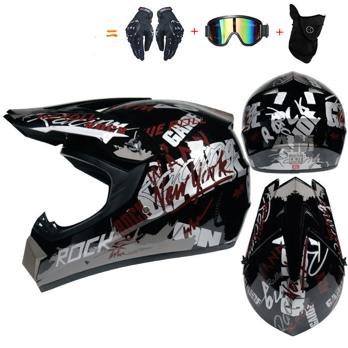 Compacte Off-Road Motorhelm