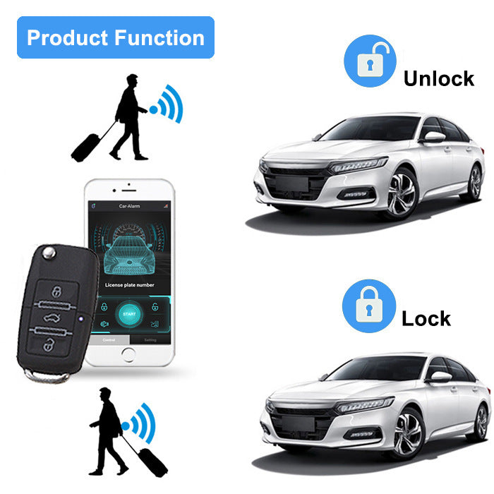 Draadloos Bluetooth Anti-Diefstalsysteem voor Auto