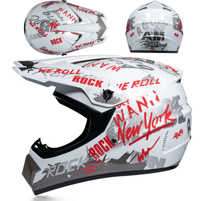 Compacte Off-Road Motorhelm