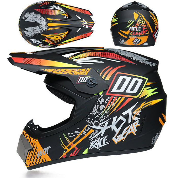 Compacte Off-Road Motorhelm