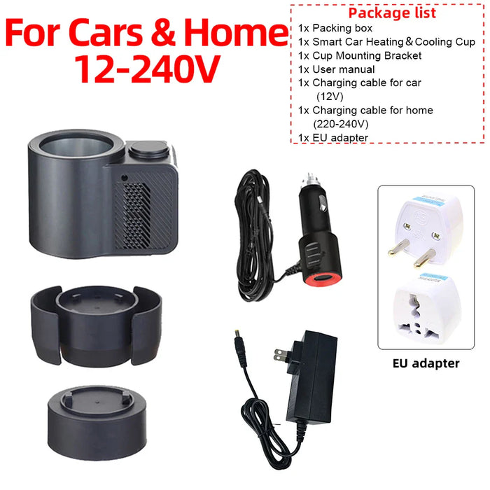 12V Slimme Auto Bekerkoeler & Warmer met Touchscreen