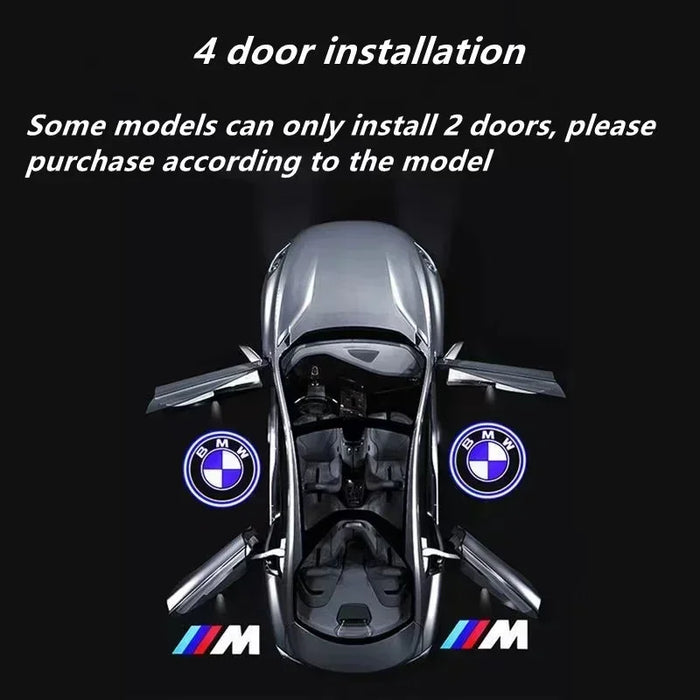 2x LED Deur Projector Logo Lamp - BMW