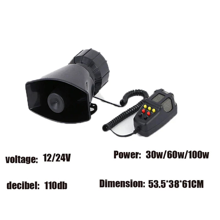 7-Tonen 12V Sirene Luidspreker