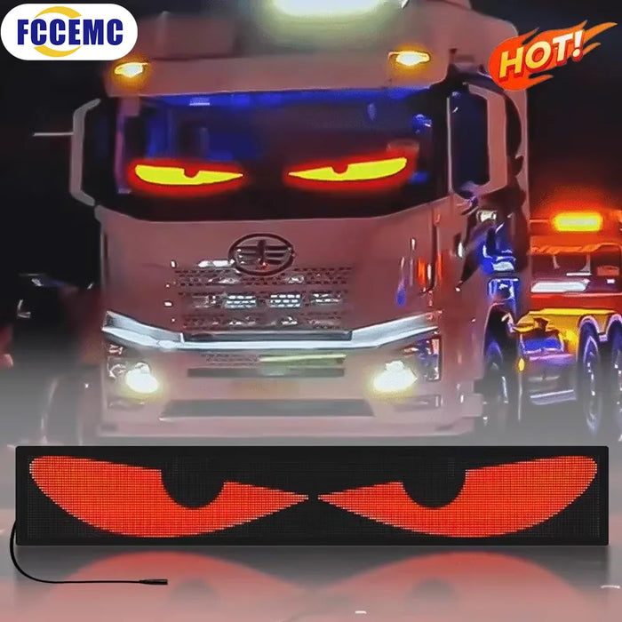 😈 Devil Eye LED Pixel Panel voor Truck & Auto