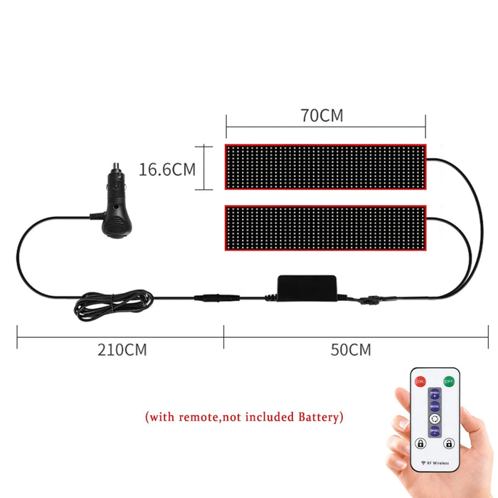 😈 Devil Eye LED Pixel Panel voor Truck & Auto