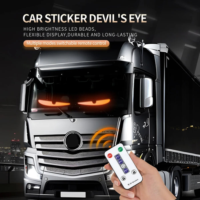 😈 Devil Eye LED Pixel Panel voor Truck & Auto
