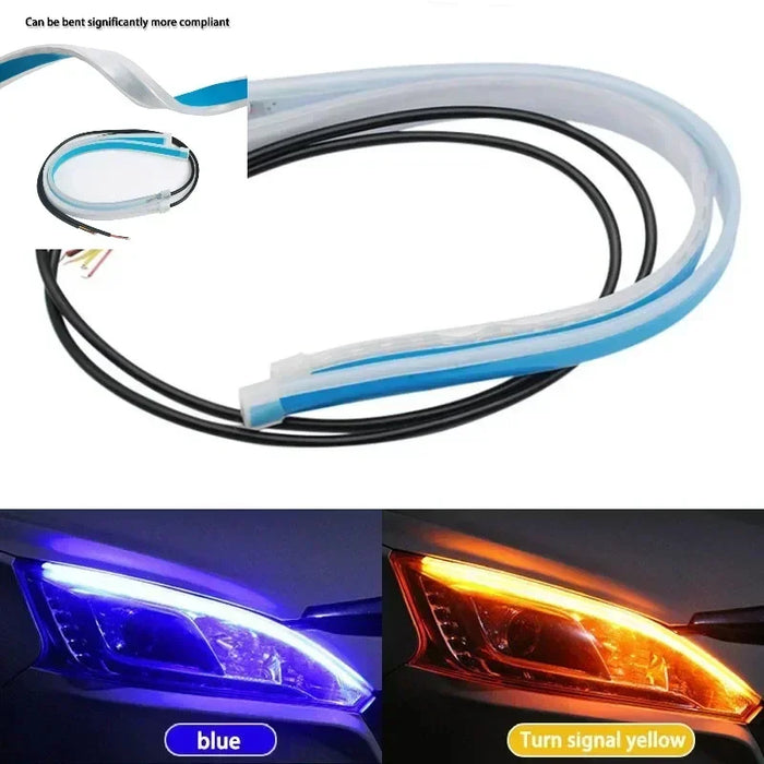 2 stuks Flexibele LED Koplamp Strips 30cm