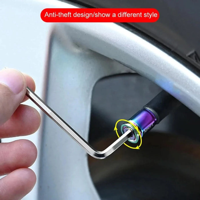 Anti-Diefstal Ventieldoppen - Zink Legering