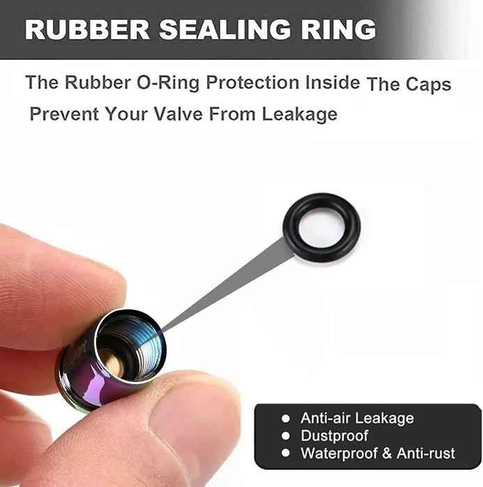 Anti-Diefstal Ventieldoppen - Zink Legering