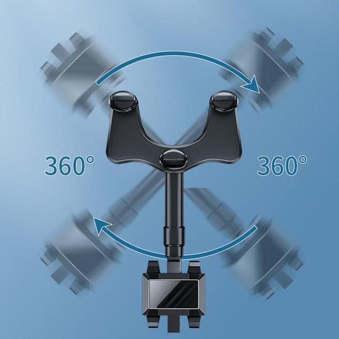 360° Draaibare Telefoonhouder voor Achteruitkijkspiegel
