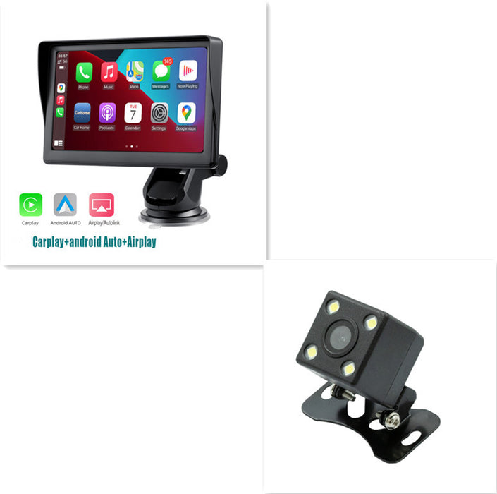 7” Draadloos CarPlay Scherm – Slimme IPS Auto Display met Navigatie & Telefoonprojectie