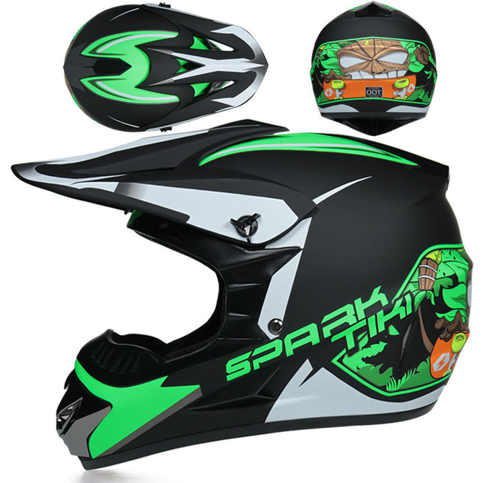 Compacte Off-Road Motorhelm