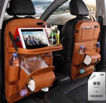PU Leren Auto Organizer – Waterdichte Stoelhanger
