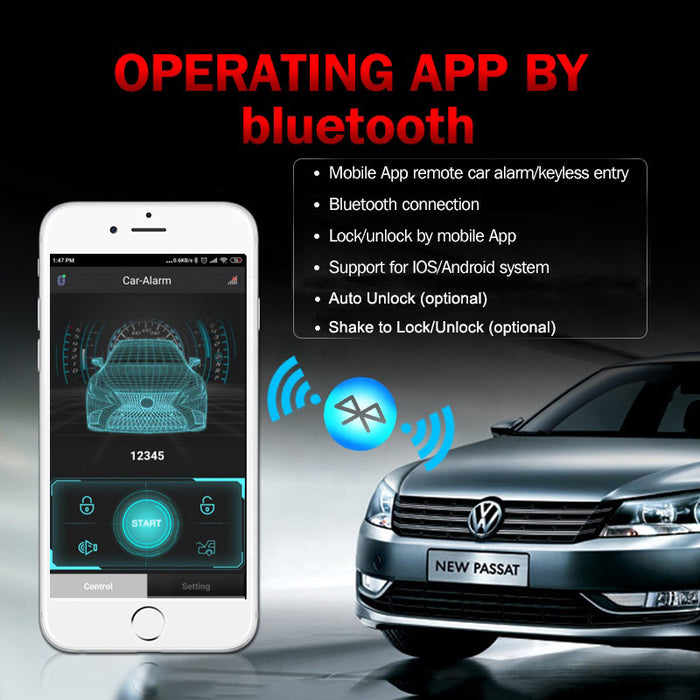 Draadloos Bluetooth Anti-Diefstalsysteem voor Auto