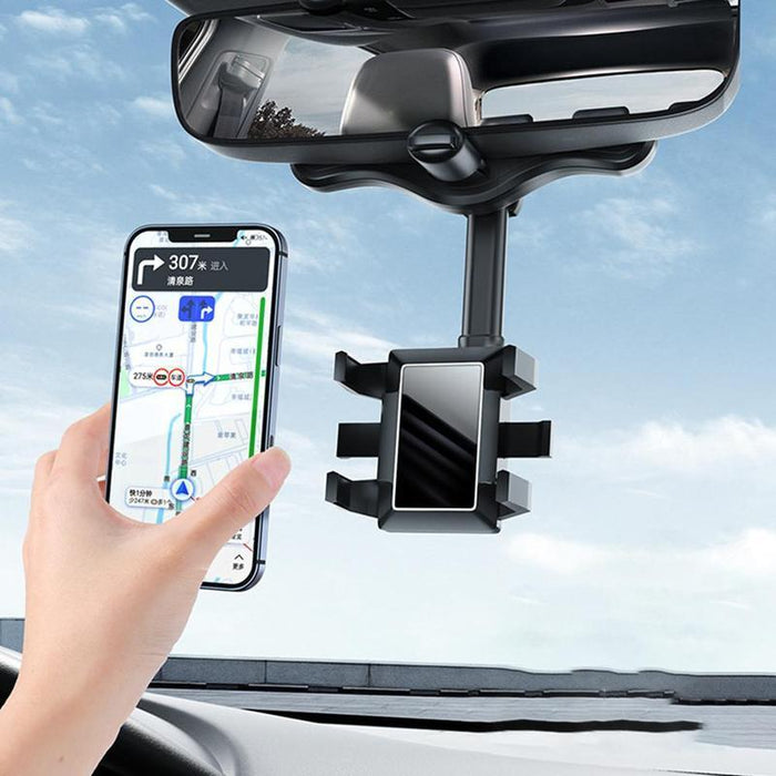 360° Draaibare Telefoonhouder voor Achteruitkijkspiegel