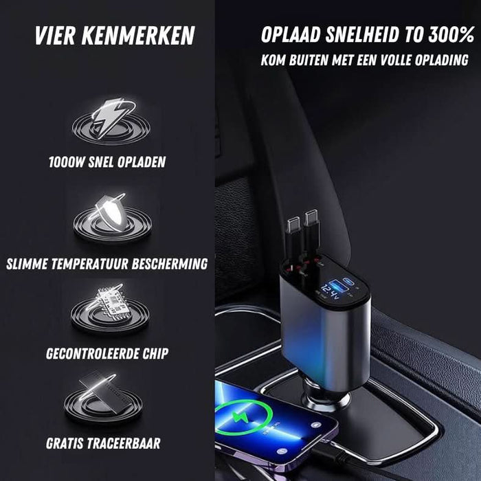 Flair | 4-in-1 Intrekbare Autolader